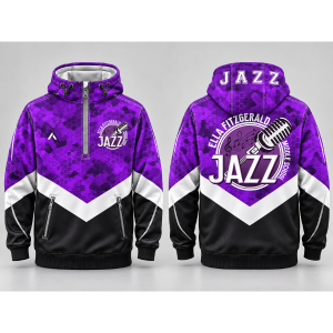 Ella Fitzgerald Middle School JAZZ Quarter-Zip Windbreaker